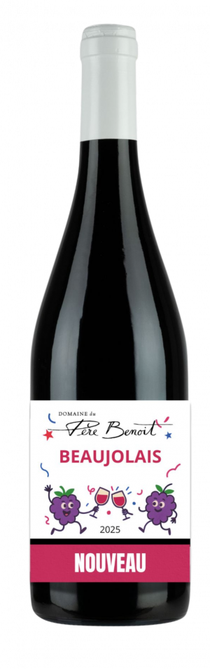 Beaujolais New - Disponible à partir du 3ème Jeudi de Novembre - Domaine du Père Benoit