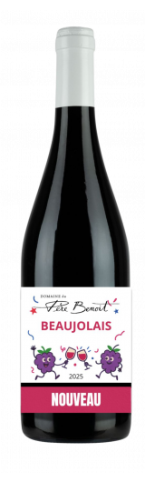 Beaujolais New - Disponible à partir du 3ème Jeudi de Novembre - Domaine du Père Benoit